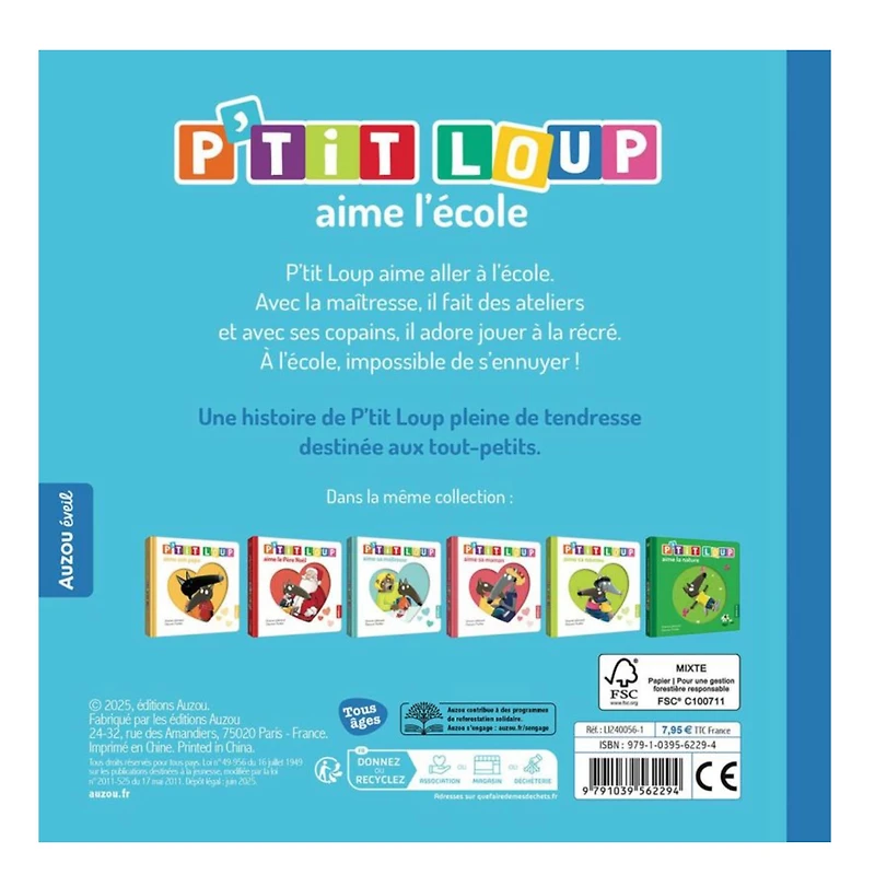 P'Tit Loup Aime L'École