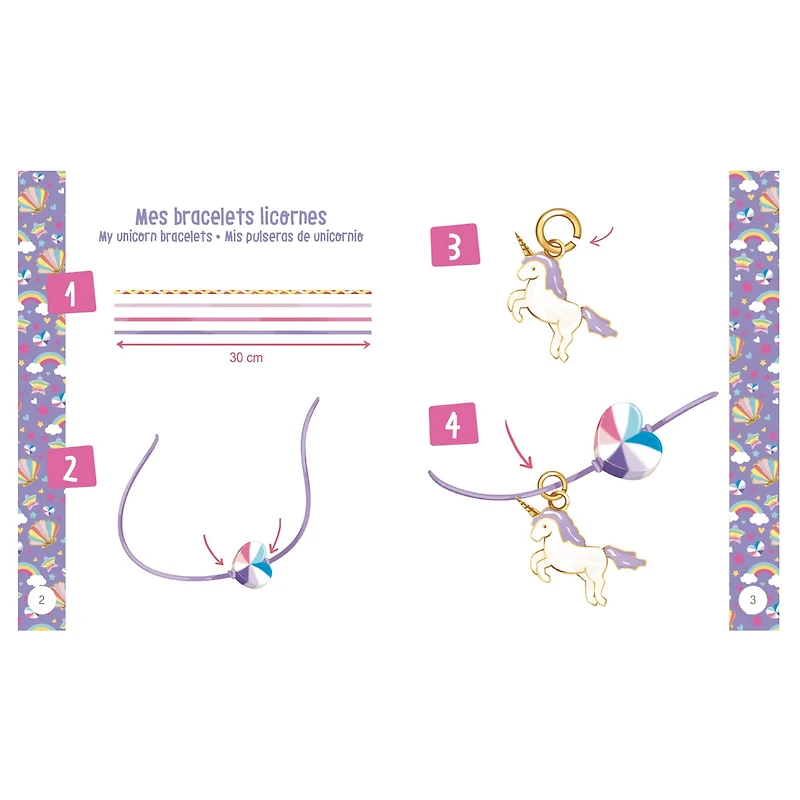 Mon Superbe Bijou - Mes Bracelets Licornes Fluos