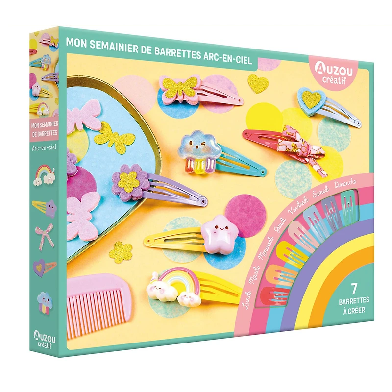 Mon Semainier de Barrettes Arc-en-ciel