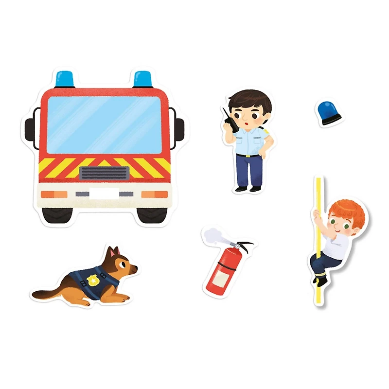 Mes 500 Autocollants Police et Pompiers