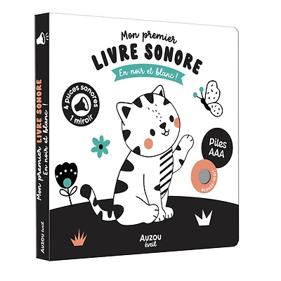 Mon Premier Livre Sonore en Noir et Blanc !