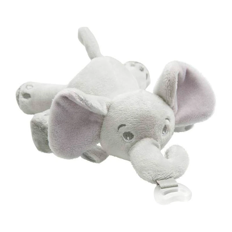 Soothie Snuggle Orthodontic Pacifier 0-6m - Elephant