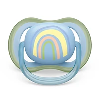 Ultra Air Pacifier 0-6m Smiling Sun / Blue Rainbow 2-pack