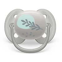 Ultra Soft Pacifier 6-18m Blue Dove / Silver Leaf 2-pack