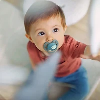 Ultra Soft Pacifier 6-18m Blue Dove / Silver Leaf 2-pack