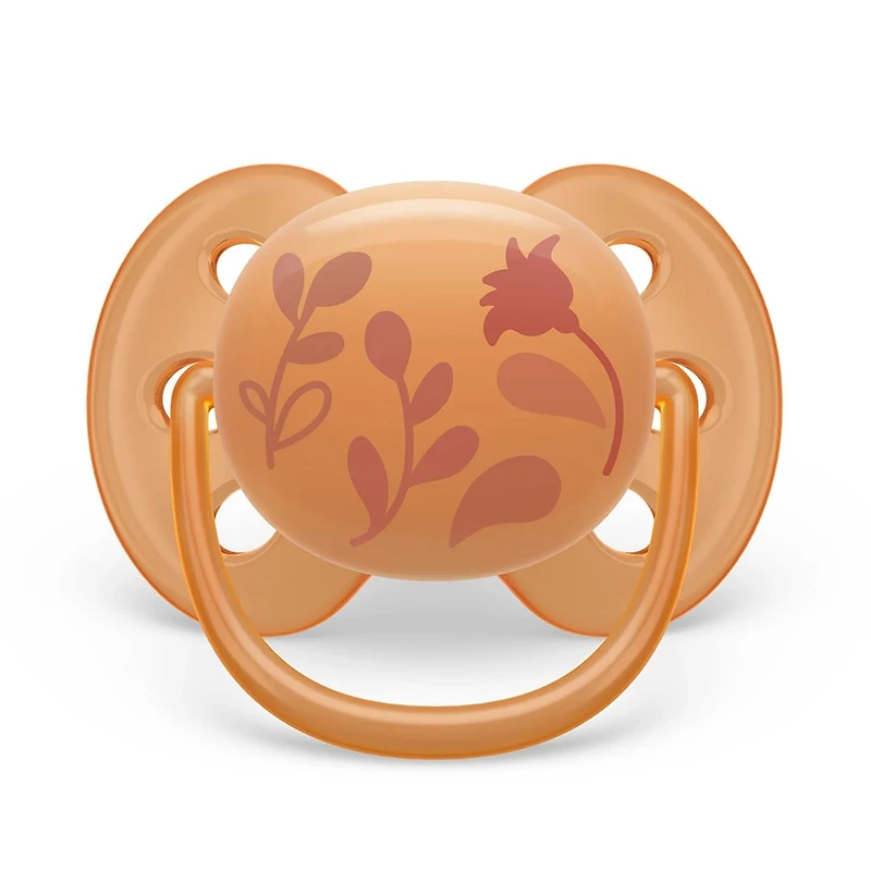Suce Ultra Douce 6-18 mois Chiot Violet / Feuilles Orange (2)