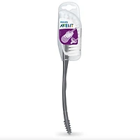 Baby Bottle and Nipple Brush - Grey