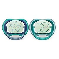 Suce Ultra Air Nighttime 6-18 mois Étoile Endormie / Lune (2