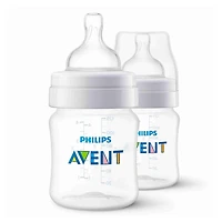 Baby Bottle 4oz Set of 2 Anti-Colic