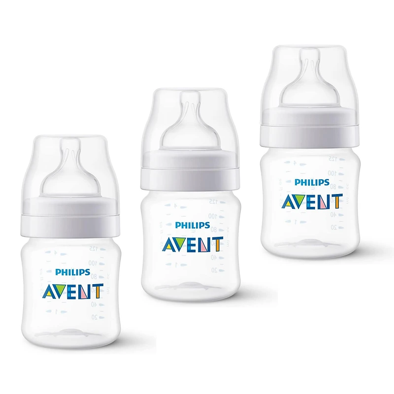 Baby Bottle 4oz(3)anti-colic