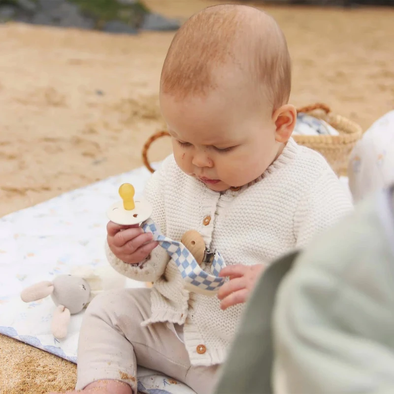 Pacifier Clip - Waves
