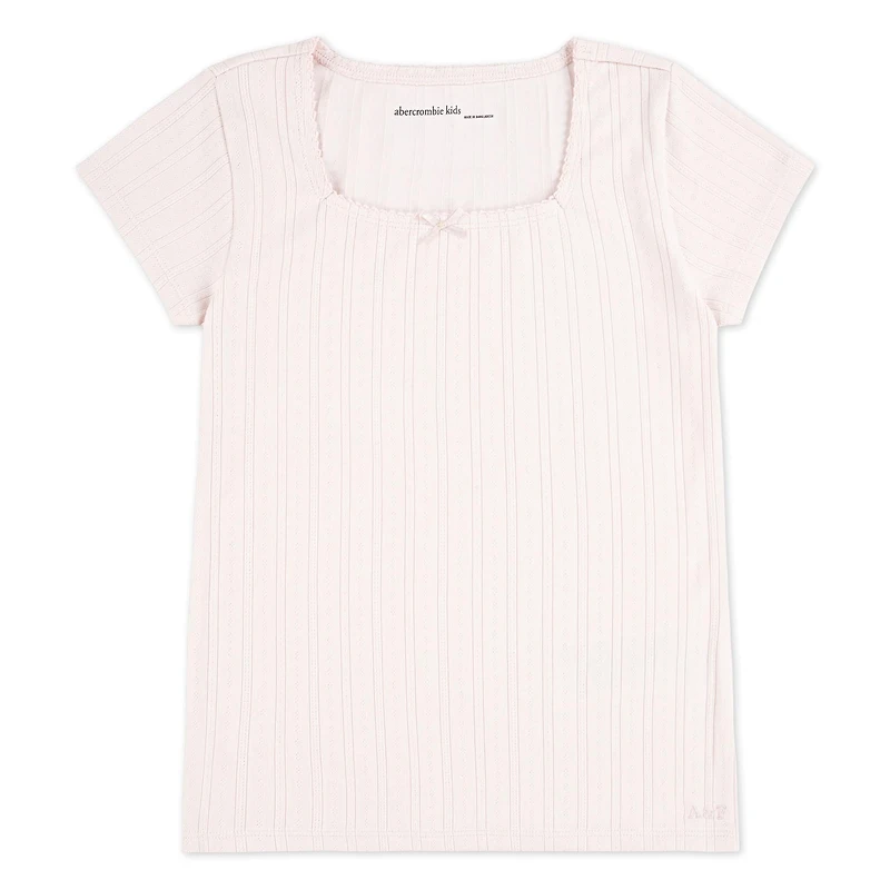 T-shirt Pointelle 5-18ans