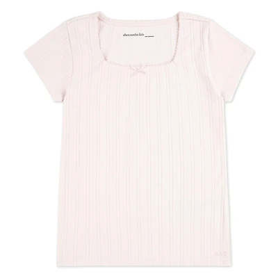 T-shirt Pointelle 5-18ans