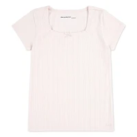 T-shirt Pointelle 5-18ans