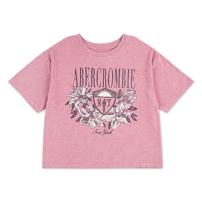 T-shirt Floral Ny Crest 5-18ans