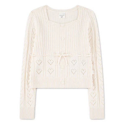 Gilet Tricot Coeur 5-18ans