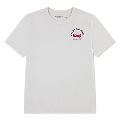 Cherry Boxy T-shirt 5-18y