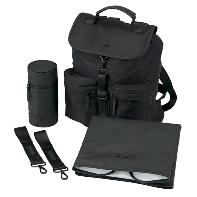Sac à couches à Dos - Noir