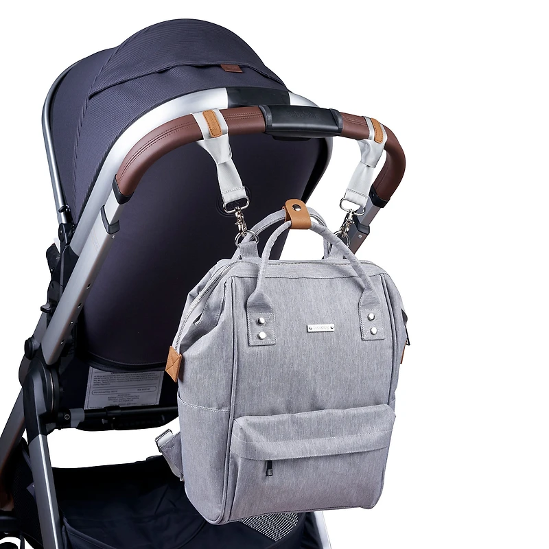 Diapers Backpack Mani - Grey Marl