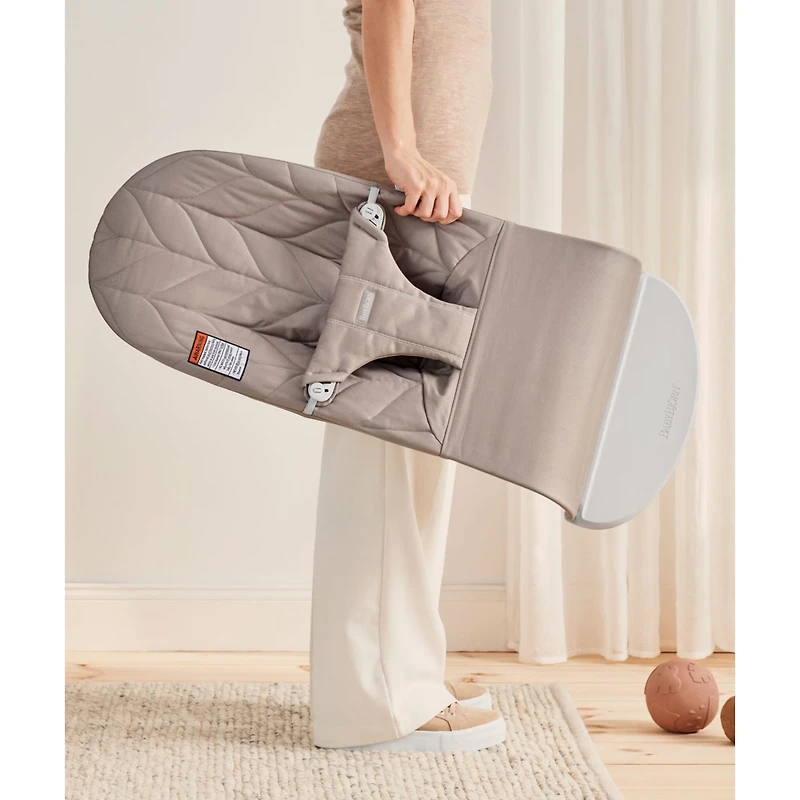 Bouncer Bliss Woven - Sand Gray