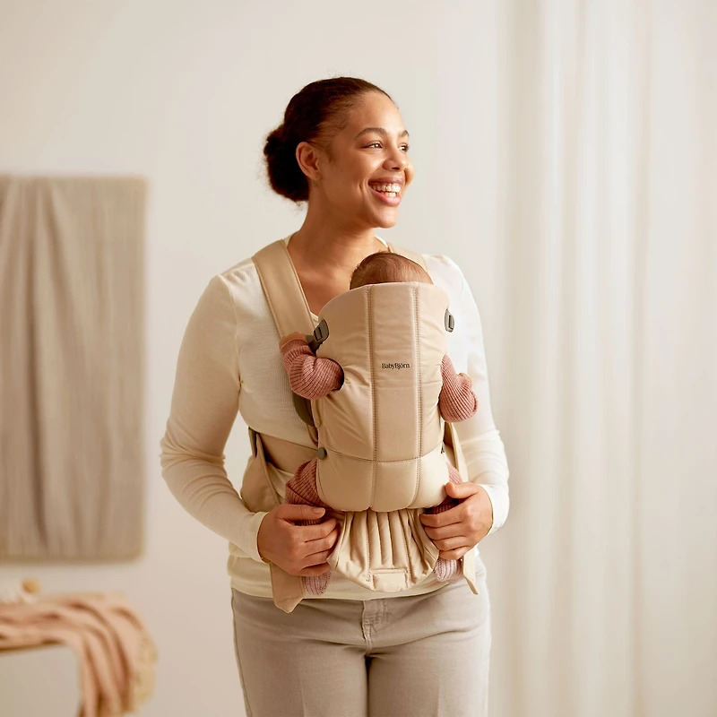 Baby Carrier Mini - Wooven Beige
