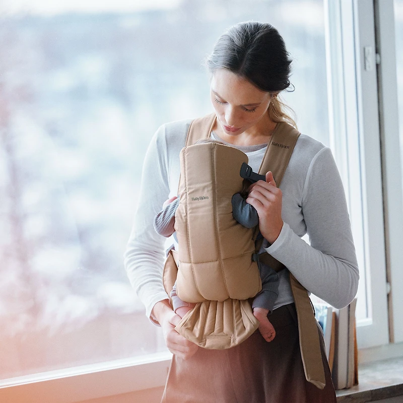 Porte-Bébé Mini - Wooven Beige