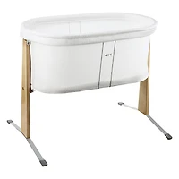 Fitted Sheet For Cradle - White Organic