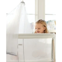 Fitted Sheet For Cradle - White Organic