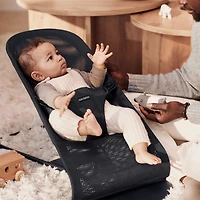 Bouncer Bliss Mesh Black + Baby Carrier Mini 