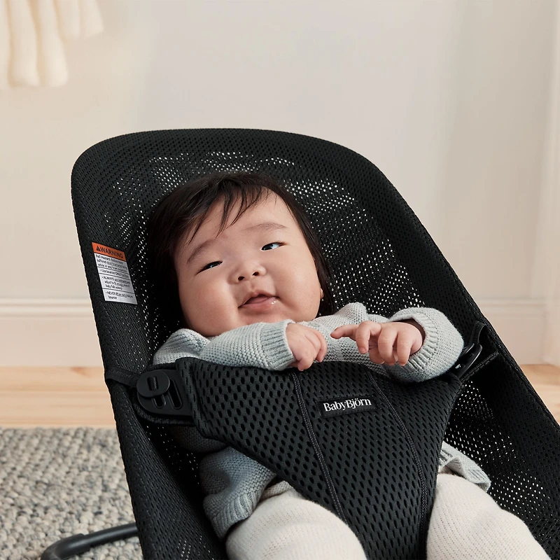 Siège Berçant Bliss Mèche Noir + porte-Bébé Mini Landscape