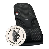 Bouncer Bliss Mesh Black + Baby Carrier Mini 