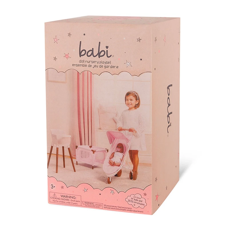 3-in-1 Nursery Set for Doll
