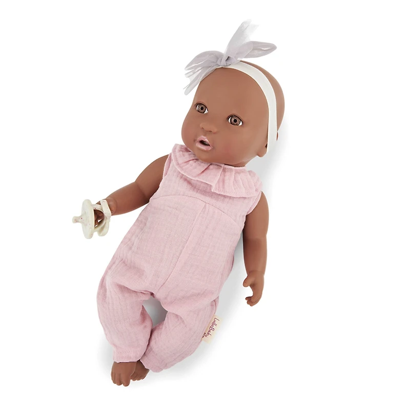14" Baby doll in Pink Jumper