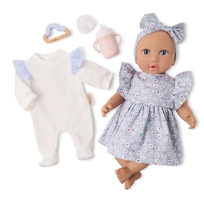 Ensemble Poupée Accessoires et Pyjama Bleus