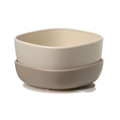 Suction Bowl Duo - Latte