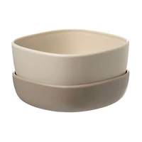 Suction Bowl Duo - Latte