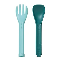 Duo Ustensiles - Bleu et vert