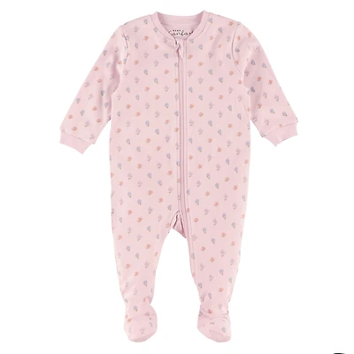 Cats Flowers Pajamas 0-30m