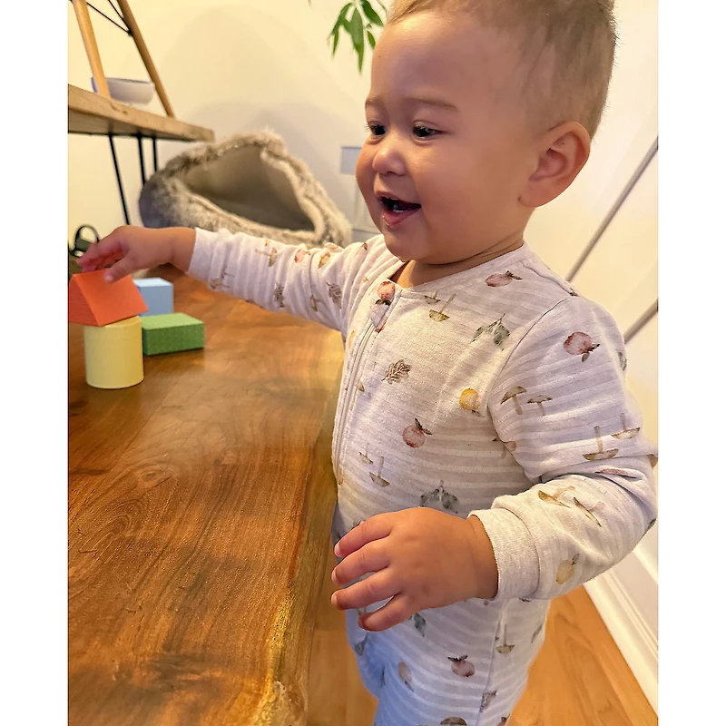 Autumn Striped Pajamas 0-30m