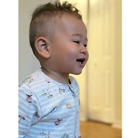 Autumn Striped Pajamas 0-30m