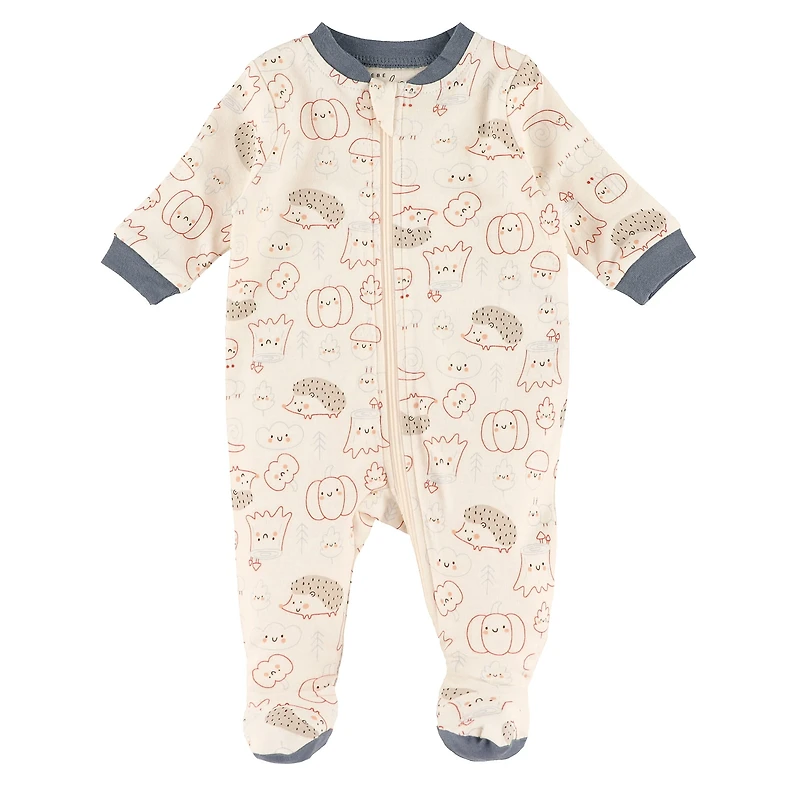 Hedgehogs Printed Pajamas 0-30