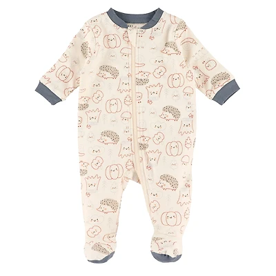 Hedgehogs Printed Pajamas 0-30