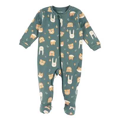 Leaves Animals Pajamas 0-30m
