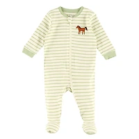 Horses Striped Pajamas 0-30m