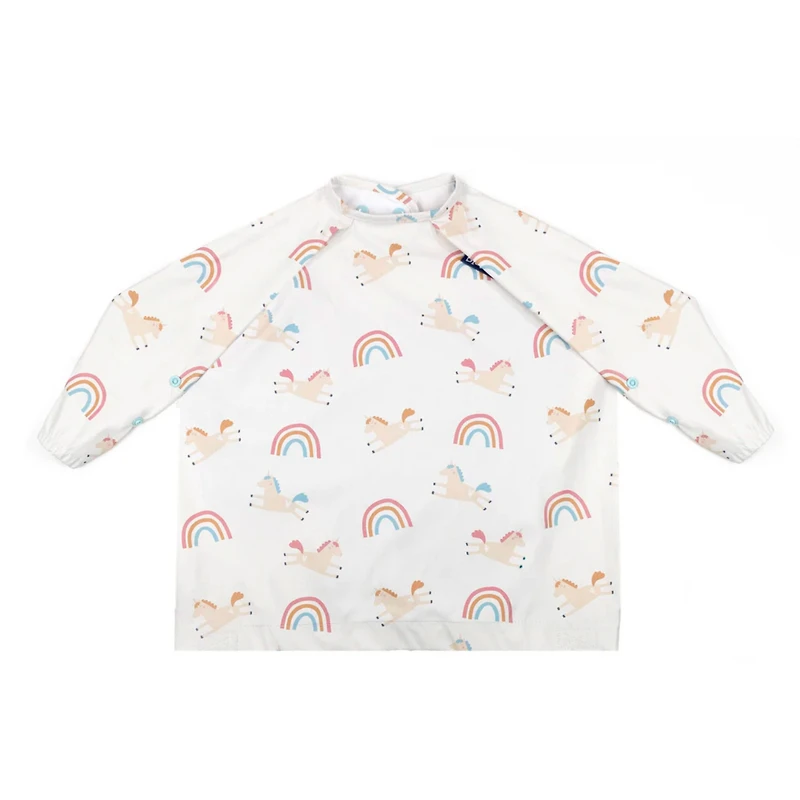 Bavoir Manches Longues - Licorne