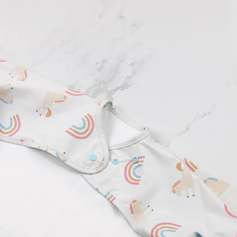 Bavoir Manches Longues - Licorne