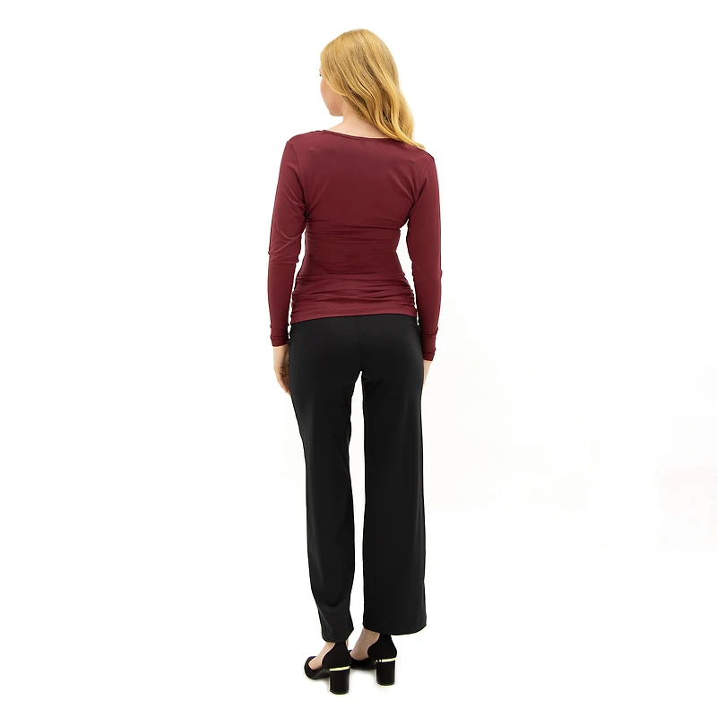 Black Classic Maternity Pants