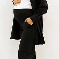 Black Classic Maternity Pants