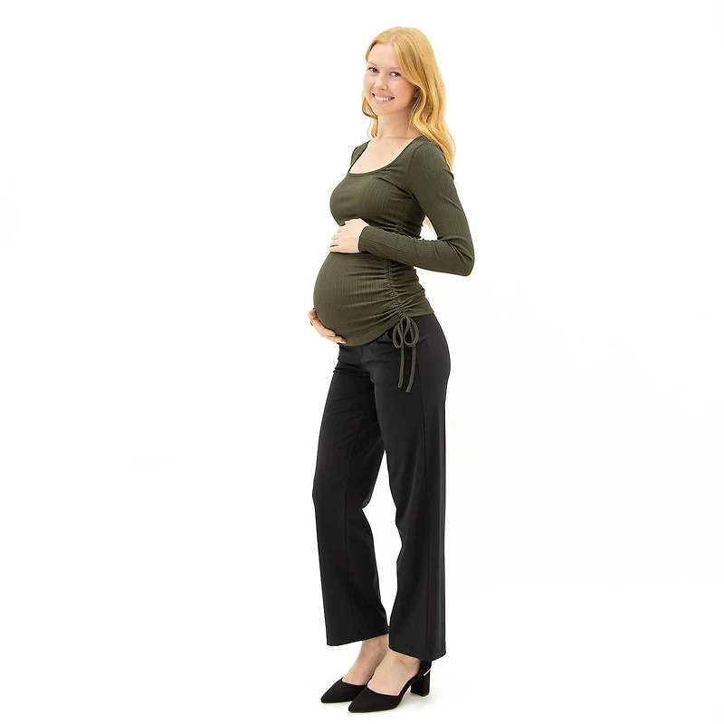 Black Classic Maternity Pants