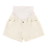 Short Maternité Denim Ivoire